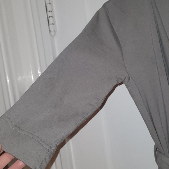 Masala Kids gray cardigan with wrap - Picture 3 of 6